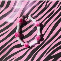 Y2K Love Bone Bracelet, Spicy Girl Subcultural Accessories, Sweet, Cool, Cute, Small, and Exaggerated Design