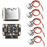 1-5PCS Mini Lithium Battery Charging Board Module 3.7V 4.2V 18650 Lithium Battery Charger Protection Board Type-C With 8cm Cable