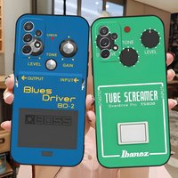 Guitar Pedal Phone Case For Samsung S25 Ultra S24 Fe S22 S23 S20 S21 Plus A54 A34 A24 A53 A16 Back Cover