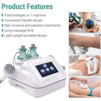 Portable 4in1 Muscle Relax Micro-current Bio Fascial Knife Vacuum Heating Bio Brush Health Care Meridian Machine