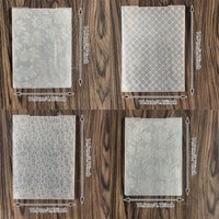 Grass Flower2D/3D Embossed Folder Plastic Embossing Folders For Card Making Embossing Machine Template For Scrapbook
