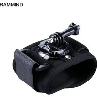 RAMMIND 360 Degrees Rotation Gopro Wrist Strap Arm Strap Mount Wrist Band for Gopro Hero 10 9 8 5 Xiaomi Yi 4K SJ4000 H9r Insta