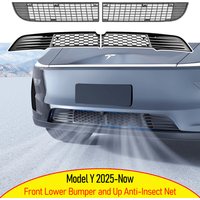 Front Grill Mesh Insert for Tesla Model Y Juniper Air Vent Cover Guard Car Bumper Grille for Tesla Model Y Accessories 2025 2026