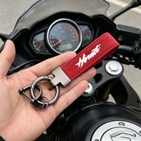 For Honda Hornet 600 900 CB600F 1998-2014 CB750 2022-2026 Hornet900 Hornet600 Motorcycle Deluxe Suede Keychain Horseshoe Buckle