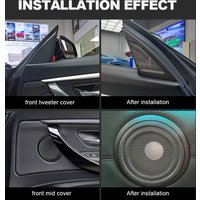 Car Front Door Tweeter Speaker Cover For BMW F30 F31 F34 3GT 3 Series Audio Loudspeaker Trim Upgrade Decoration
