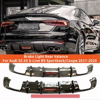 A5 S5 S-Line B9 F5 Pre-facelift 2017-2020 Sportback Coupé Rear Bumper Diffuser Rear Brake Light Body Kit