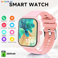 NEW Square Smartwatch Touch Screen Bluetooth Call Camera Control Music Play Message Push Sports Mode for Men Women Kids 2026