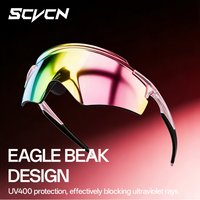 SCVCN UV400 Sunglasses for Hiking Cycling Outdoor Running Stylish Hiking Driving Glasses Mountain Bike Casual Sports Sunglasses