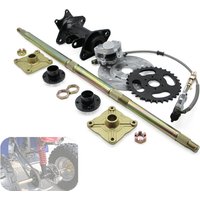 32" Rear Axle Assembly With 530-32T Sprocket Hydraulic Brake Kit For China GY6 150cc 200cc ATV UTV Buggy Quad Bike Accessories