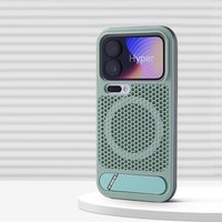 luxury Heat Dissipation Cooling Magnetic Bumper Case For Xiaomi MI 17 17Pro 17 ProMax Mesh Breathable Shockproof Bracket Cover