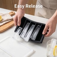 Giant Storage For Food Meal Sauce With Lid Silicone Freezer Trays Extra Large Soup Ice 4 Cubes Tray Food Freezing Molds