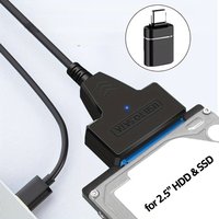 SATA to USB 3.0 Cable, USB to SATA Adapter for 2.5" HDD & SSD Hard Drive Reader/External Hard Drive Converter Cable SATA III