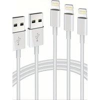 1 2 3 PCS USB Cable for iPhone Charger Cord USB to Ligtning Chargers Cable for iPhone Fast iPhone Charging Cable