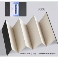 Mini Watercolor Sketchbook for Artists Organ Design Foldable Academic Painting Book Travel Notebook Gift for Artist Painters