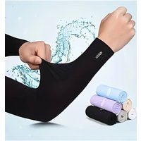 AliExpress NONE 7 Pairs Sun And Shade Arm Covers, Arm Guards, Fashionable Sleeves, UV Resistant Arm Covers, Suitable For Cycling And Driving