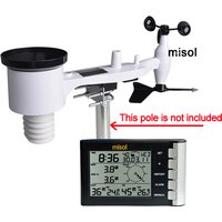 professional weather station wind speed wind direction temperature humidity rain 433Mhz