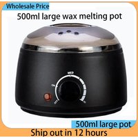 500ml Big Wax Heater Pot for Hair Removal Paraffin Heater Waxing Warmer Depilatory Epilator Wax-melt Machine for Wax Beans
