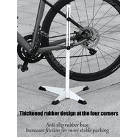 TOSUOD Folding Mountain Road Bike Telescopic Bike Rack Tree Stump Maintenance Rack Display Rack Triangular Vertical Parking Rack