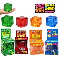 Needoh Nice Cube Sensory Nice-Sicle Stress Relief Squishy Cube Anti-Anxiety Squeeze Object fidget toy For Focus ADHD Population