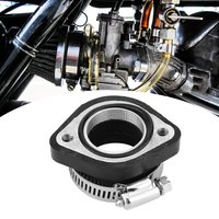 Manifold Intake Pipe Adapter Boot Rubber Flange For Mikuni VM24 Keihin Carb PE24 PE26 PE28 OKO Carburetor Pit Dirt Bike 28mm