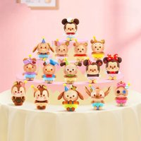 TOPTOY Cocoa Workshop Plush Pendant Blind Box Mickey Mouse Merchandise Doll Keychain Figure Ornament Surprise Bag Charm Toy Gift