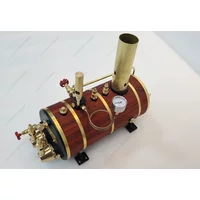 High-efficiency Steam Engine Boiler, Retro Model Marine Boiler Model, Diameter: 105mm, Full Water Capacity: 850ml