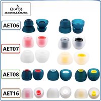 Acoustune Eartips AET08/AET06/AET07/AET16 Ear Plug Earphone Cover Double Section Earphone Cover Sleeves