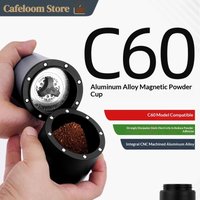 Strong Magnetic Mk4 Mk3 Aluminum Alloy Coffee Powder Container Fit Modified Comandante C40 C60 Hand Coffee Grinder Powder Cup