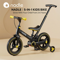 Children's bicycle balance bike 4-in-1 1-6-year-old girl boy pedal folding bike