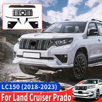 Black Version for Toyota Land Cruiser Prado 150 Lc150 Fj150 2018-2023 Modification Exterior Accessories,Body Kit,Front Grille