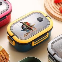 Avatar Lunch Box Insulated Boxs Boy Girl Manga Pattern Bento Box Fashion Large Capacity Rice Boxs Picnic Tableware New Home Gift