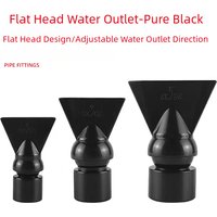 360° Adjustable Aquarium Duckbill Outlet Water Nozzle Fish Tank Wave Maker Sprayer Head Universal Rotatable Back Filter Nozzle