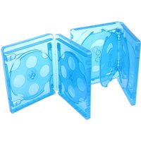 10 Discs CD Storage Box Blu-ray- Replacement Game Cases Protective Box CD DVD Disc Protective Storage Box Organizer