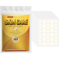 144pcs Hydrocolloid Blemish Patches Invisible Acne Spot Cover Pimple Patch for Face Skin Care Mixed Sizes