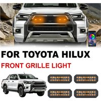 FOR TOYOTA HILUX 18 LED Front Grille Light Led Grille Light Auto Accessories Daytime Running Light LED Signal Lamps