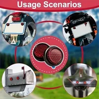 AliExpress NONE Round Reflective Warning Reflector For Motorcycle Vehicle Bicycle Safety Reflector Plate Night Driving Brake Light Accessory