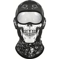 AliExpress NONE New Outdoor Sports Balaclava Ski Face Mask For Men Women Skull Print Design Motorcycle Snowboard Full Face CoverBreathable Mask