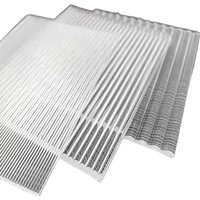 Thick / Wide / Fine Stripe Transparent Acrylic Stripe Plate Wave Plate Decorative Plate Room Decoration Cabinet Door Processing