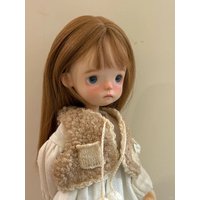 High Quality BJD Doll 1/6 Nimo Landoudou Girl Advanced Resin Tan Skin Resin Doll Art Model DIY Makeup Toy for Collectors