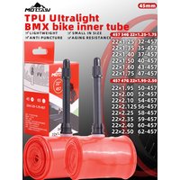 AliExpress MOTSUV Bicycle TPU Ultralight Inner Tube BMX Bike Aging Resistance 22 Inch457 1.25/1.75 1.95/2.5 Cycling Inner Tube Accessories