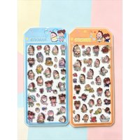 Premium 3D Puffy Anime Sticker Pack, Waterproof Epoxy Decals for Laptops, Water Bottles, Phones, Scrapbooks & Gifts