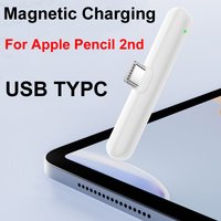 for USB Type C Magnetic Charging Charger Adapter 5V 1.85W For Apple Pencil 2nd Cable Wireless Power BY iPad Laptop power bank