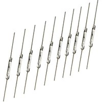 10pcs N/O Reed switch Magnetic Switch 2 * 14mm Normally Open Magnetic Induction switch For Arduino