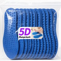 Men Women Comfort Massage Insoles Shock Absorption Shoe Pad Foot Fatigue Relief Non Slip Soft Sports Running Shoes Inserts Soles