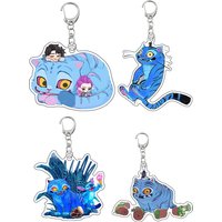 Anime Classics Game Up-To-Date Collection K-Pop Demon Hunters Preorder Huntr-X Keychain Gift - Fan Art Self Made Acrylic Charm