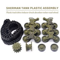 Henglong Remote Control Sherman 3898 Toy Accessories Plastic Track Drive Inducer Damping Rocker Arm Road Wheel Assembly