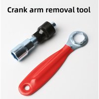 A set Bicycle Disassembly Sprocket Tool Road Mountain Bike Center Axle Tool Crank Remover Riding Repair Tool