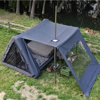 Airo New Popular 2 Persons Outdoor Inflatable Bracket Waterproof Air Camping Tent with Canopy