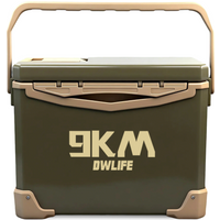 9KM Fishing Cooler Box 10L 18L 26L Fishing Tackle Box Fishing Bucket Storage Tackle Box Outdoor Tank Case Gear Tools