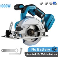 Kreissäge 5-Zoll bürstenlose elektrische Kreissäge Für Makita 21V Akku Kabelloses 1000-W-Handgerät für Holzbearbeitungssägen